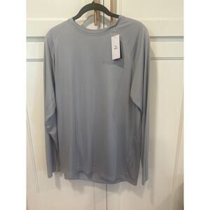 Baleaf Men’s long sleeve gray medium athletic UPF 50 NWT outdoor